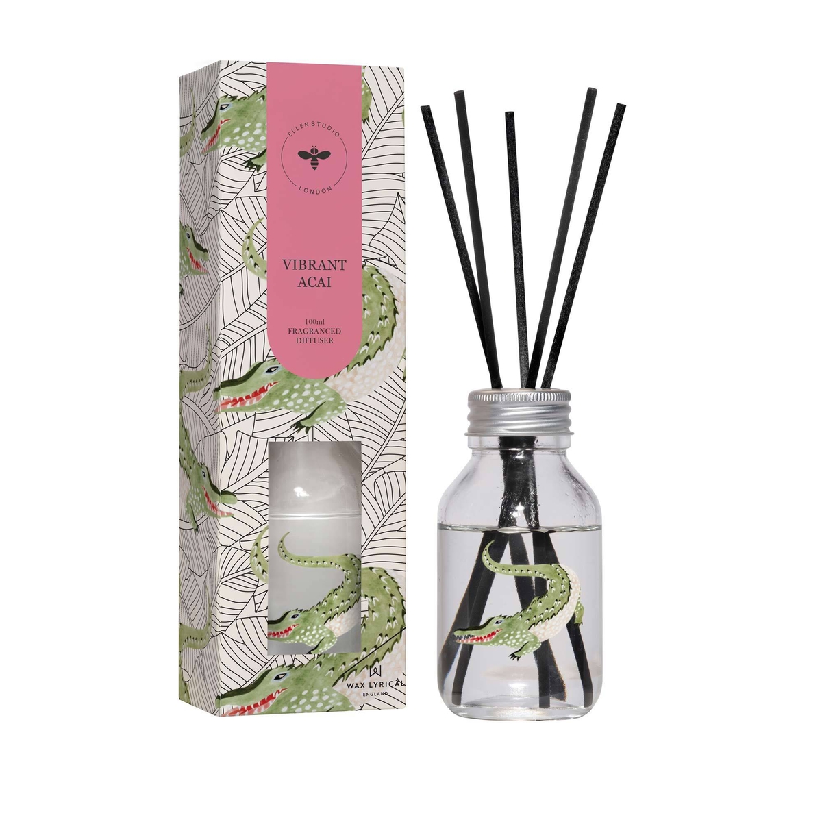 Ellen Studio Vibrant Acai Reed Diffuser image number null